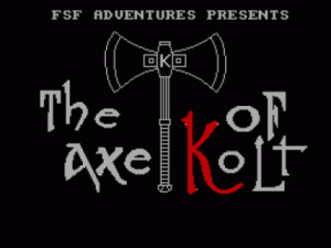 Axe Of Kolt, The (1990)(FSF Adventures)(Part 1 Of 4) ROM