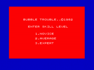 Bubble Trouble (1982)(Arcade Software)[a] ROM