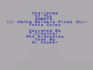 Challenge Of The Gobots (1987)(Dro Soft)(Side B)[48-128K][re-release] ROM