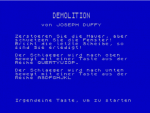 Demolition (1984)(Dorling Kindersley Software) ROM