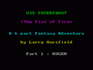 Die Feuerfaust - The Fist Of Fire (1995)(FSF Adventures)(Side A) ROM