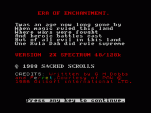 Era Of Enchantment (1988)(Sacred Scrolls Software)(Side A) ROM