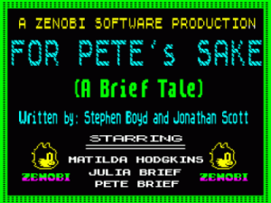 For Pete's Sake (1993)(Zenobi Software)(Side B) ROM