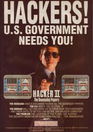 Hacker II - The Doomsday Papers (1987)(Activision)[a2] ROM
