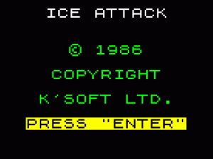 Ice Attack (1986)(K'Soft) ROM