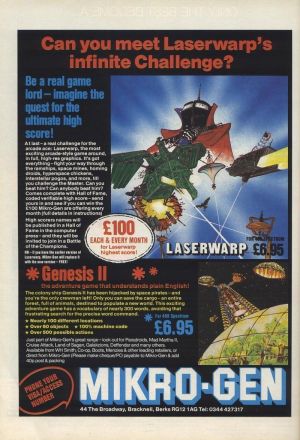 Laserwarp (1983)(Mikro-Gen)[a] ROM
