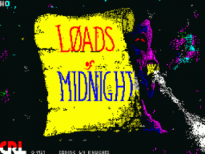 Loads Of Midnight (1987)(CRL Group)(Part 1 Of 3) ROM