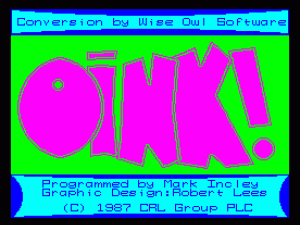 Oink! - Piggy Tales (1987)(CRL Group) ROM