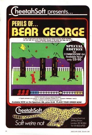 Perils Of Bear George (1984)(Cheetahsoft) ROM