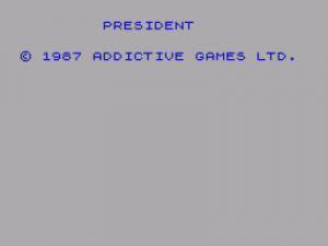 President (1987)(Addictive Games) ROM
