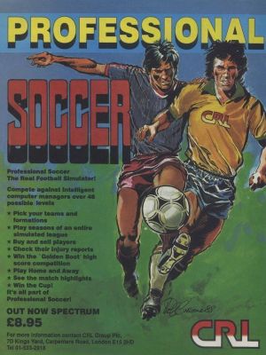 Professional Soccer (1989)(CRL Group) ROM