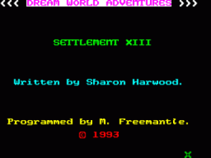 Settlement XIII (1993)(Dream World Adventures)(Side B) ROM