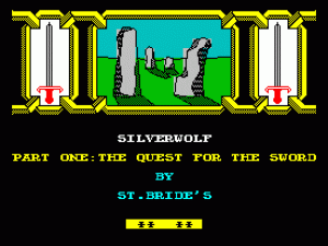 Silverwolf - Part 1 - Quest For The Sword (1992)(Zenobi Software) ROM