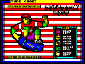 Skatin' USA (1989)(Atlantis Software) ROM