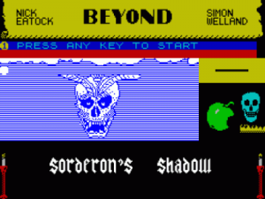 Sorderon's Shadow (1985)(Beyond Software)[a2] ROM
