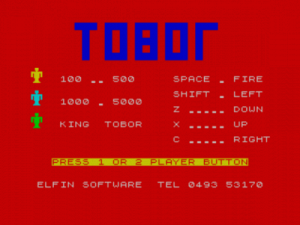 Tobor (1982)(Custom Cables International)[re-release] ROM