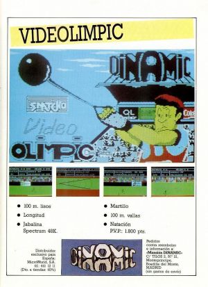 Video Olimpic (1988)(Dinamic Software)(ES)[Small Case, Orange Spine] ROM