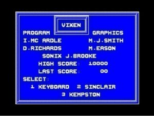 Vixen (1988)(Erbe Software)(Side A)[a][48-128K][re-release] ROM