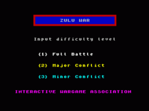 Zulu War - Part 1 - Ulundi (1987)(CCS) ROM