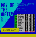 Day Of The Match (1984)(Video Software)