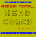 Head Coach (1986)(Addictive Games)[a]