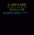 Jugador De Ajedrez, El (1983)(Microbyte)(es)[aka Chess Player, The]