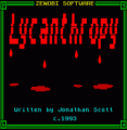 Lycanthropy (1993)(Zenobi Software)
