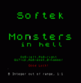 Monsters In Hell (1983)(Softek Software International)[a][16K]