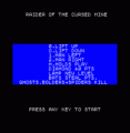 Raider Of The Cursed Mine (1983)(Arcade Software)