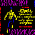 Shanghai Warriors (1989)(Players Software)[128K]